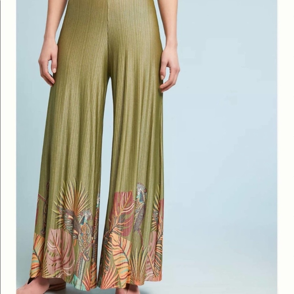 Farm Rio Guadeloupe Wide Leg Pants - Picture 9 of 16